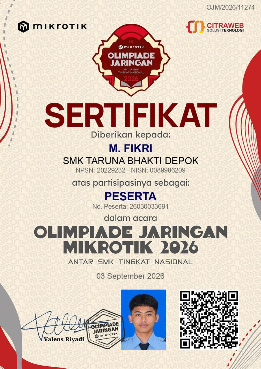 Sertifikat Olimpiade